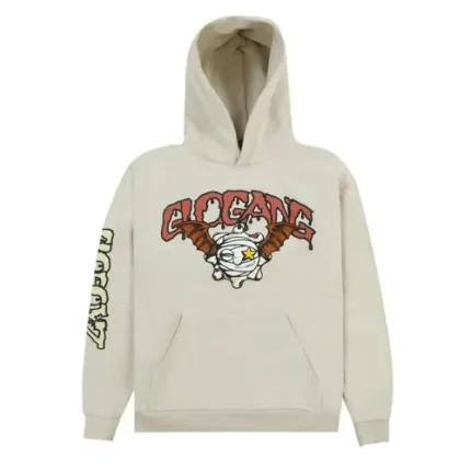 Glo Bat Mummy Ivory Hoodie