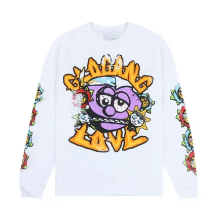 Glo Gang Love Long sleeve White