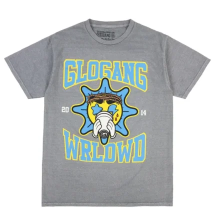 Glo Gang Worldwide Tee Grey