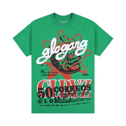 Glo MX Stamp Tee Green