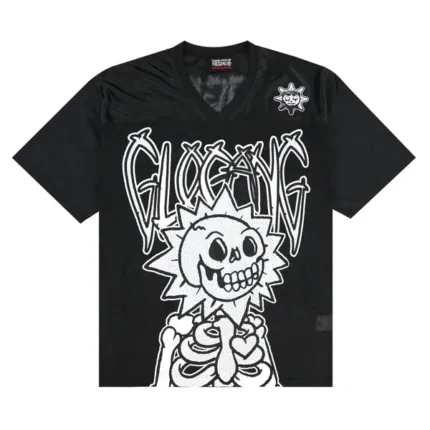 Glo Skeleton Jersey Black