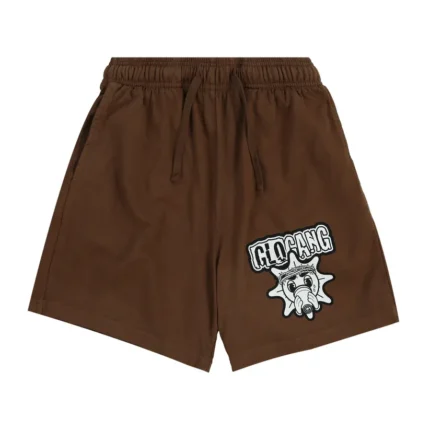 Glo Sun Font Shorts Brown