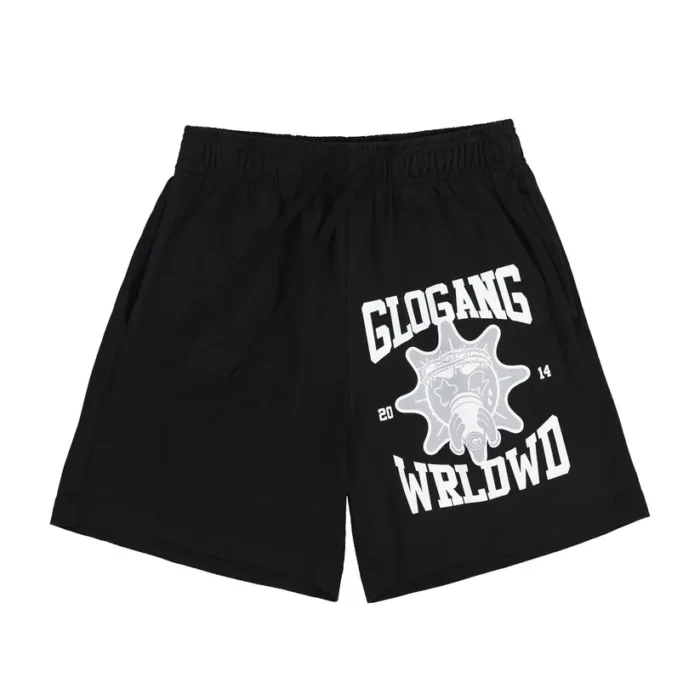 Glogang Worldwide Shorts Black N White