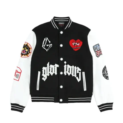 Glorious Thot Varsity Jacket Black